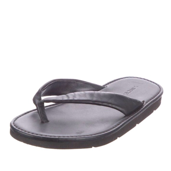 VINCE Olexa-B Sz 8.5 Black Flip Flop Sandals - Picture 1 of 6